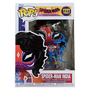 Karan Soni Signed Funko Pop Spider-Man India 1227 Spider-Verse Autograph BAS COA