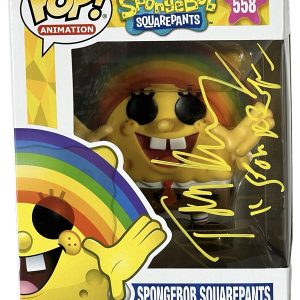 Tom Kenny Signed Funko Pop Spongebob Squarepants #558 Autograph Beckett COA