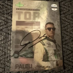 2024 Parkside Indy Car Trading Card 500 Signed Alex Palou Memorable Moments