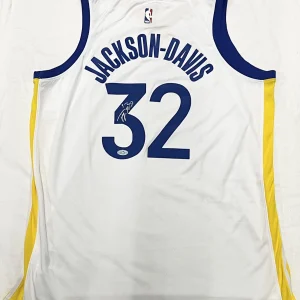 Trayce Jackson Davis Signed Autographed Golden State Warriors Jersey PSA/DNA COA