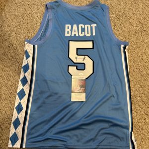 NORTH CAROLINA TAR HEELS- ARMANDO BACOT SIGNED AUTOGRAPH JERSEY JSA COA UNC