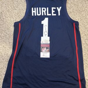 UCONN HUSKIES- COACH DAN HURLEY SIGNED AUTOGRAPH JERSEY JSA COA BASKETBALL