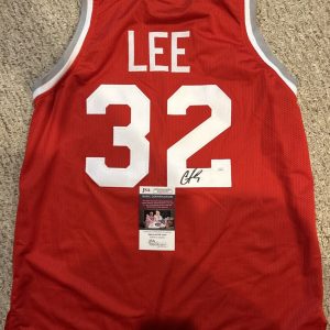 WESTERN KENTUCKY HILLTOPPERS- COURTNEY LEE SIGNED AUTOGRAPH JERSEY JSA COA NBA