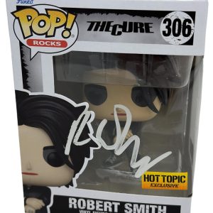 Robert Smith Signed Autograph The Cure Funko Pop Rocks #306 Figure Beckett COA