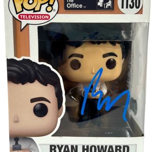 BJ Novak Signed Autograph The Office Ryan Howard 1130 Funko Pop B.J. Beckett COA