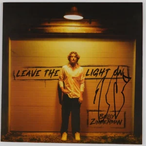 Bailey Zimmerman JSA Signed Autograph Album Record Vinyl Leave The Light On