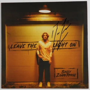 Bailey Zimmerman JSA Signed Autograph Album Record Vinyl Leave The Light On