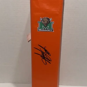BYRON LEFTWICH SIGNED TOUCHDOWN PYLON MARSHALL THUNDERING HERD