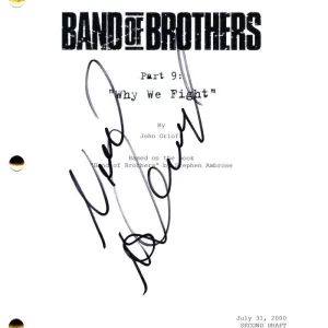 Neal McDonough Signed Autograph Band of Brothers Full Script Screenplay - Buck