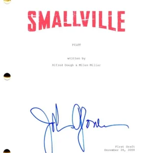 John Glover Signed Autograph Smallville Pilot Script Screenplay - Lionel Luther