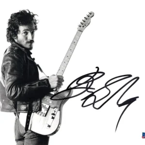 Bruce Springsteen Signed Autograph 8x10 Photo - Iconic Born to Run w/ Beckett