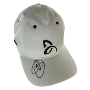 Novak Djokovic Signed Autograph White Signature Logo Baseball Cap Hat - Beckett