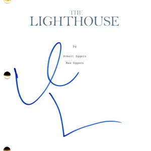 Willem Dafoe Signed Autograph The Lighthouse Full Movie Script Screenplay