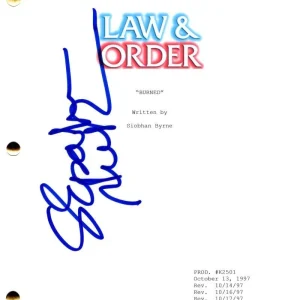 S Epatha Merkerson Signed Autograph Law & Order Full Episode Script Screenplay