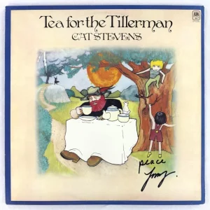 Yusuf Islam / Cat Stevens Signed Autograph Album Vinyl Record Tea Tillerman BAS