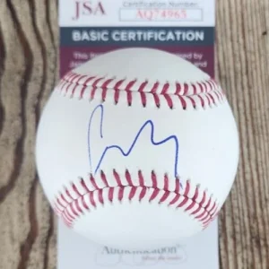 Christopher Wray Signed OMLB Baseball w/ JSA COA #AQ74965 FBI Director Chris