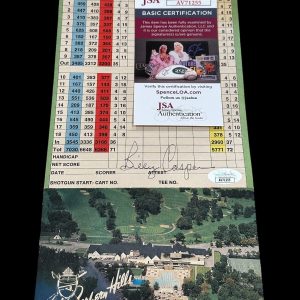Billy Casper PGA Masters Golf Rare Signed Autograph Southern Hills Scorecard JSA
