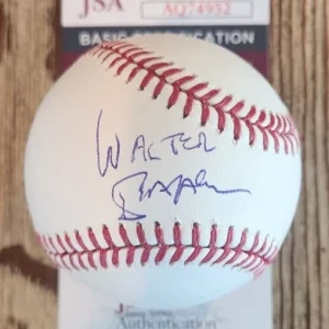 Walter Isaacson Signed Official MLB Baseball w/ JSA COA Steve Jobs Elon Musk CNN