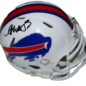 ANDRE REED signed (BUFFALO BILLS) mini football helmet BECKETT BAS BP30452
