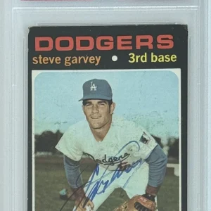 1971 71 Topps Steve Garvey Signed HOF RC Rookie Card PSA DNA COA Autographed
