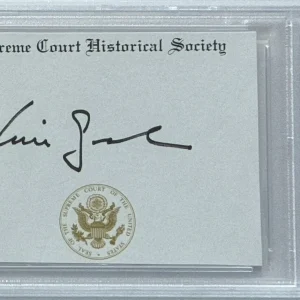 SUPREME COURT JUSTICE NEIL GORSUCH SIGNED AUTOGRAPHED PSA DNA COA DONALD TRUMP