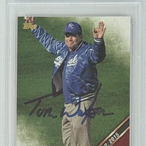 2016 TOPPS FIRST PITCH TOM WATSON SIGNED CARD PSA DNA CERTIFIED AUTOGRAPH Royals