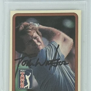 1981 DONRUSS GOLF PGA TOUR TOM WATSON SIGNED CARD PSA DNA CERTIFIED AUTOGRAPH