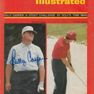 BILLY CASPER Signed 2/7/66 SPORTS ILLUSTRATED Beckett Auth