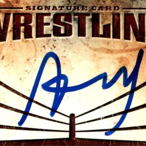 Austin Theory Signed WWE Raw Wrestling Signature Autograph Card NXT
