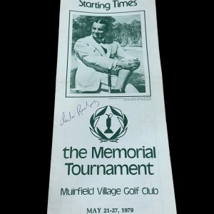 Chi Chi Rodriguez PGA World Golf HOF 1973 Ryder Cup Signed Autograph Scorecard