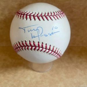 TONY LARUSSA #10 WHITE SOX CARDINALS SIGNED AUTOGRAPHED M.L. BASEBALL