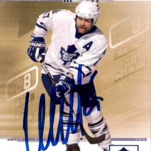 Wendell Clark Signed 2003 Parkhurst Card #99 Toronto Maple Leafs