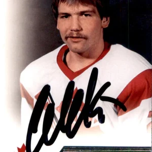 Wendell Clark Signed 2013 Upper Deck Team Canada Card #194 Toronto Maple Leafs