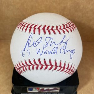 ART SHAMSKY 69 WORLD CHAMPS SIGNED AUTOGRAPHED M.L. BASEBALL BECKETT **