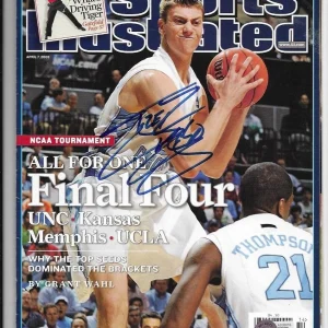 UNC TYLER HANSBROUGH signed autographed SPORTS ILLUSTRATED #3 BECKETT (BAS)
