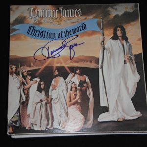 TOMMY JAMES SIGNED CHRISTIAN OF THE WORLD VINYL ALBUM