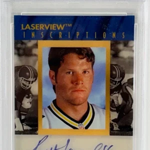 BRETT FAVRE Slabbed Encapsulated 1996 Laserview Trading Card PSA #4062/4850