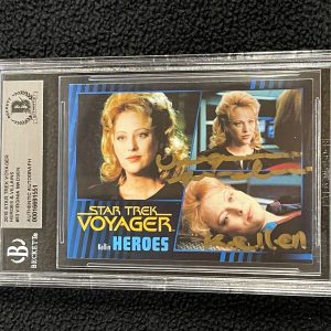 Virginia Madsen Signed 2015 Star Trek Voyager Kellin Card #53 Beckett Certified