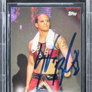 Shayna Baszler Signed 2018 Topps WWE Then Now Forever #176 Card BAS Slabbed