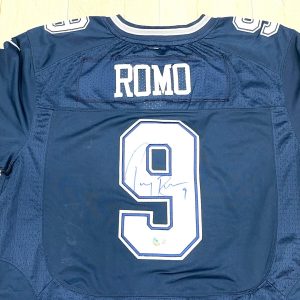 TONY ROMO HAND SIGNED DALLAS COWBOYS MINI HELMET QUARTERBACK BECKETT BAS CERT