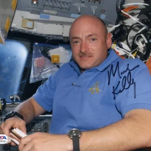 Mark Kelly Signed Autograph 8x10 Photo - Kamala Harris Vice President ? PSA COA