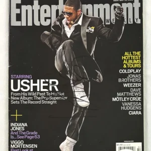 Usher Raymond Signed Autograph Entertainment Weekly Magazine w/ JSA COA