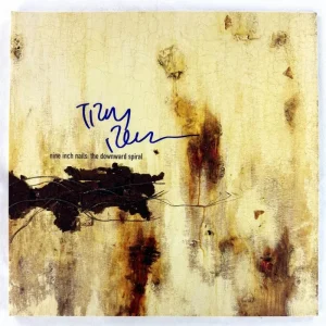 Trent Reznor Signed Autograph Album Vinyl Record - The Downward Spiral JSA COA