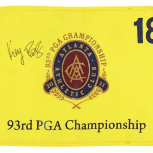 Keegan Bradley Authentic Signed 2011 PGA Championship Pin Flag BAS #BN29238