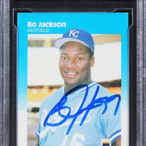 Royals Bo Jackson Authentic Signed 1987 Fleer #369 Card Auto 10! BAS Slabbed