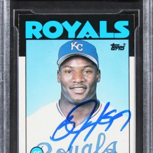 Royals Bo Jackson Signed 1986 Topps Traded #50T Rookie Card Auto 10! BAS Slabbed