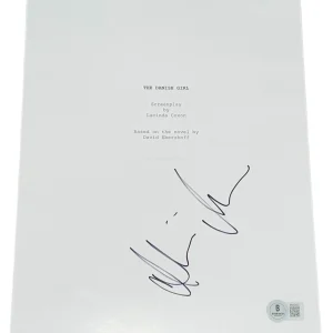 Alicia Vikander Signed Autograph The Danish Girl Full Script Screenplay Beckett