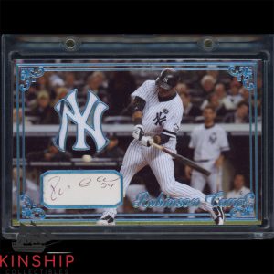 Robinson Cano signed Cut Custom Card JSA COA Yankees Baseball Auto Z1823