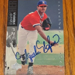 1994 Upper Deck Minors Ugueth Urbina #83 signed autographed card Montreal Expos