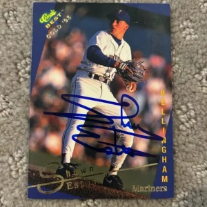 1993 Classic Best Gold Shawn Estes signed autographed card #191 Giants